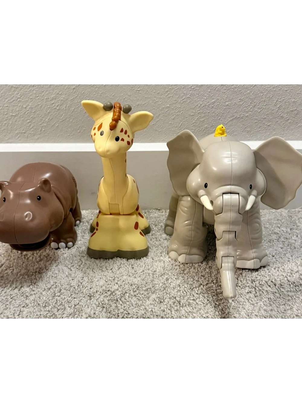 Fisher-Price Little People Big Animal Zoo 3-Piece Set Lot